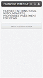 Mobile Screenshot of filinvestinternational.com